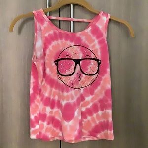 Preloved kissy emoji tank top